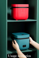 Mini Panela Elétrica de Arroz 1,2L – Cozinha Automática, Antiaderente