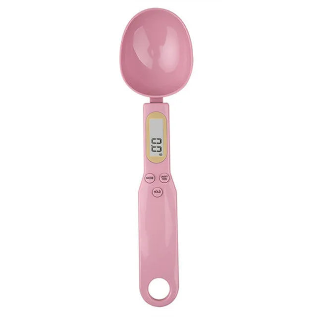 Mini Colher Balança Digital – LCD, Alta Precisão 0,1–500g para Café, Farinha, Leite e Confeitaria