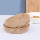 Forma Descartável Antiaderente para Air Fryer | Forros Redondos Resistentes ao Calor