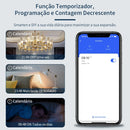 Interruptor Inteligente Tuya WiFi Padrão 4x4 – 4/6/8 Teclas Touch com Controle por Voz (Alexa/Google Home)