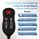 Extra Big Massageador Elétrico para Pés e Panturrilhas – Shiatsu com Calor Terapêutico e Alívio Profundo da Fadiga