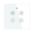 Moes WiFi + RF Smart Ceiling Fan & Light Switch – Controle por App, Voz e RF Remote