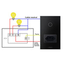Interruptor Inteligente Wi-Fi Touch com Alexa e Tuya – Controle por Voz e Automação Residencial