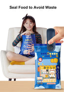 Mini Selador de Sacos 2 em 1 – Recarregável, Portátil com Cortador, Mantém Alimentos Frescos