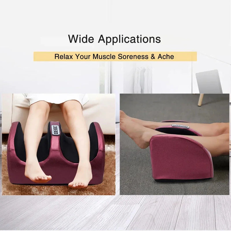 Massageador Elétrico para Pés com Terapia de Calor Shiatsu – Alívio da Dor e Relaxamento Muscular