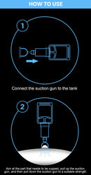 Kit de Ventosas a Vácuo 6 Peças com Bomba Manual – Massagem, Detox e Terapia Anticelulite