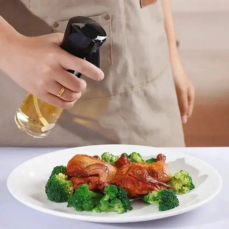Borrifador de Óleo Reutilizável – Spray para Azeite, Vinagre e Molhos