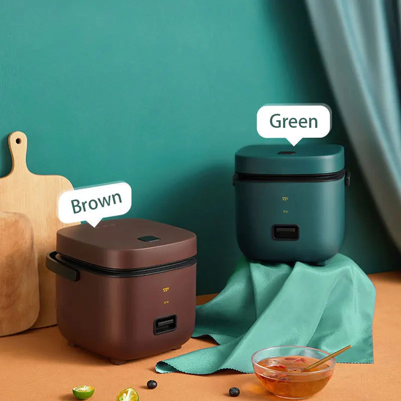 Mini Panela Elétrica de Arroz 1,2L – Cozinha Automática, Antiaderente