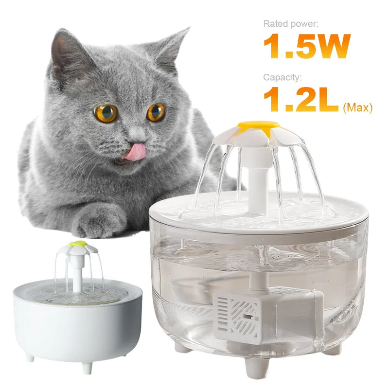 Fonte de Água Automática para Gatos – Hidratação Limpa e Silenciosa
