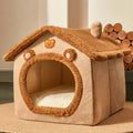 Casinha Dobrável para Gatos e Cães – Conforto e Aquecimento para o Inverno