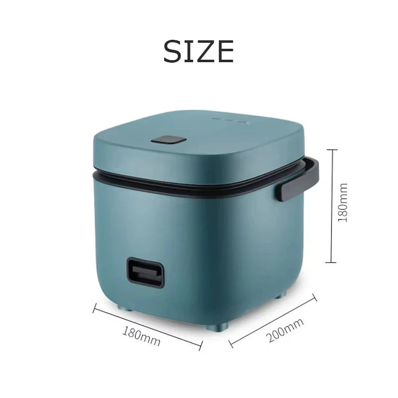 Mini Panela Elétrica de Arroz 1,2L – Cozinha Automática, Antiaderente