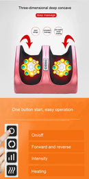 Massageador Elétrico para Pés com Terapia de Calor Shiatsu – Alívio da Dor e Relaxamento Muscular