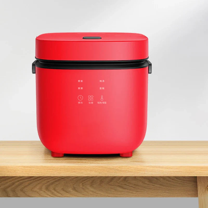 Mini Panela Elétrica de Arroz 1,2L – Cozinha Automática, Antiaderente