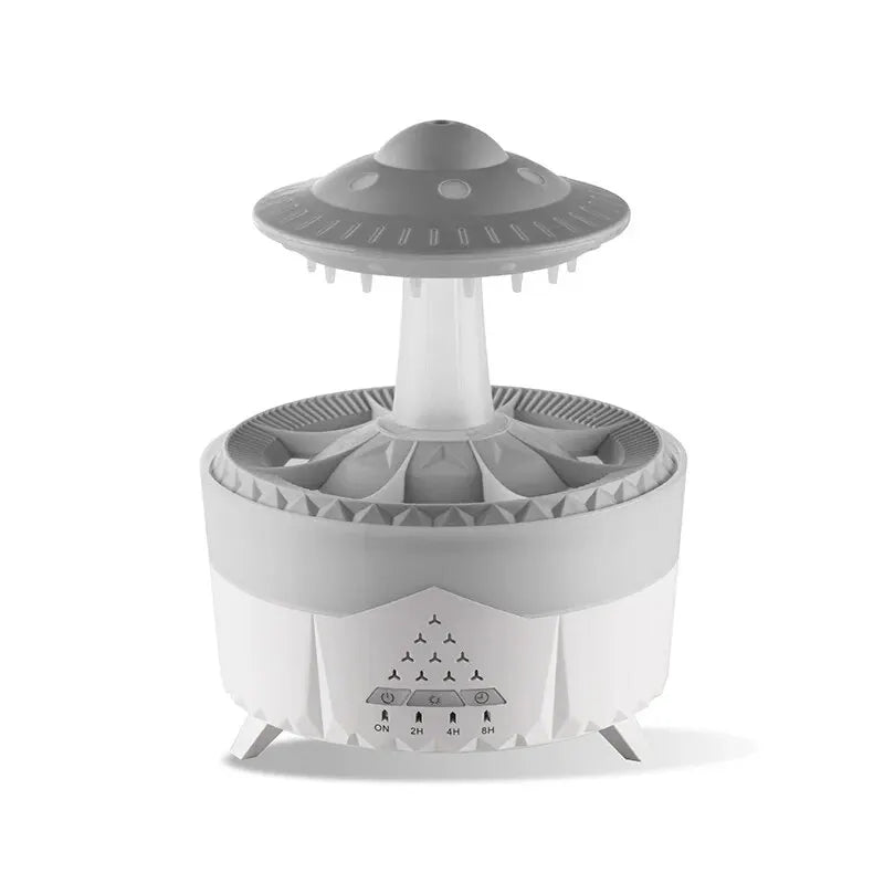 Aierwill UFO Umidificador de Ar Ultrassônico com Aromaterapia – Difusor de Óleos Essenciais com Controle Remoto