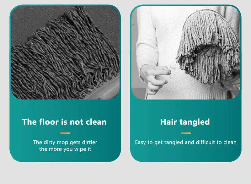 Mopa Eletrostática para Poeira – Clip-On Face Towel Mop