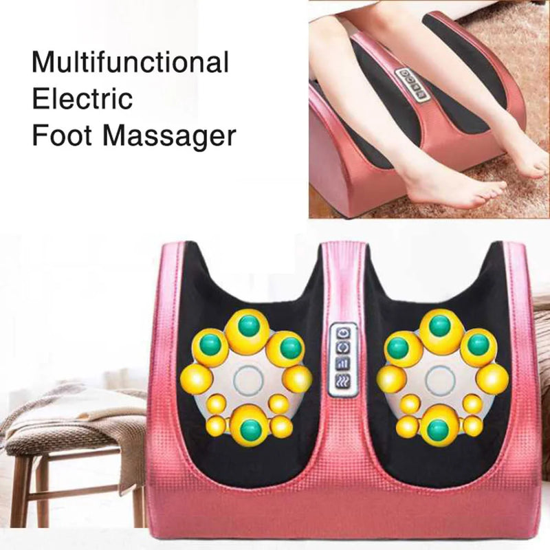 Massageador Elétrico para Pés com Terapia de Calor Shiatsu – Alívio da Dor e Relaxamento Muscular