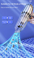 Aspirador Portátil sem Fio – Alta Sucção para Carro e Casa