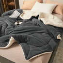 Aurora Serena - Edredom Cobertor Casal Grosso Aconchegante Textura de Lã + BRINDE